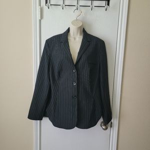 Body By Victoria Striped Blazer Jacket